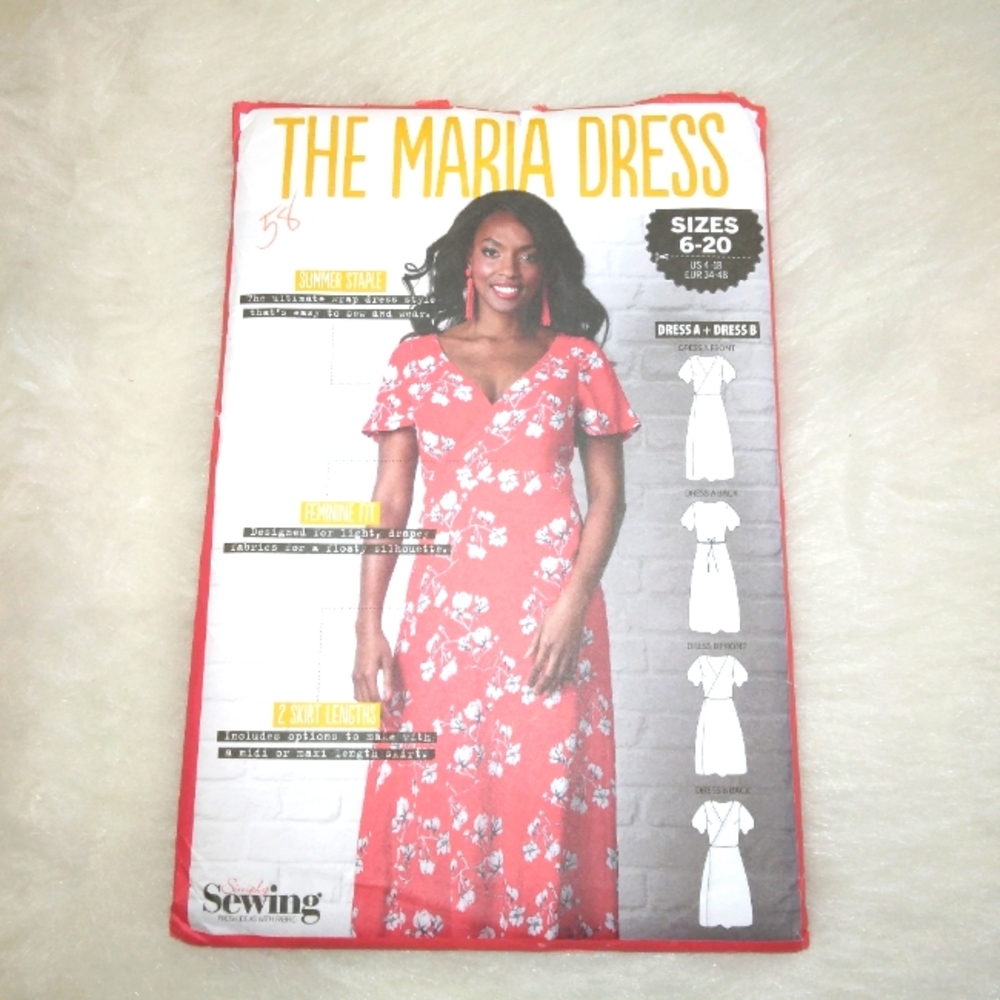 Simply Sewing, The Maria Dress, size 4-18
